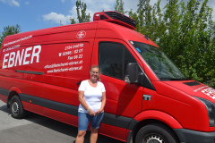 Personal des Verkaufsbusses